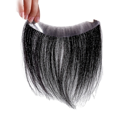 Super PU Skin Hair Topper 100% cabelo humano Design de Toupee Direito com Invisível V Loop Frente