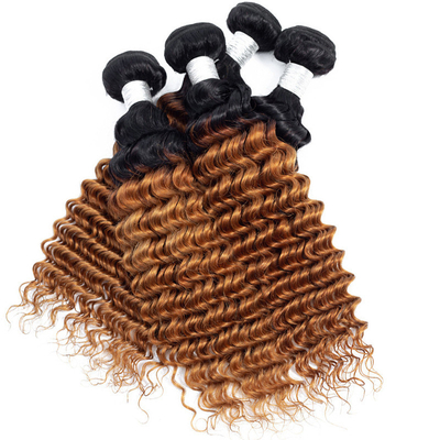 Full Cuticle Ombre Deep Wave Hair Bundles A mistura perfeita de e acessibilidade