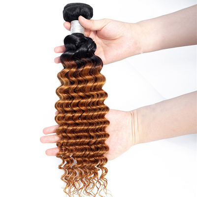 Full Cuticle Ombre Deep Wave Hair Bundles A mistura perfeita de e acessibilidade