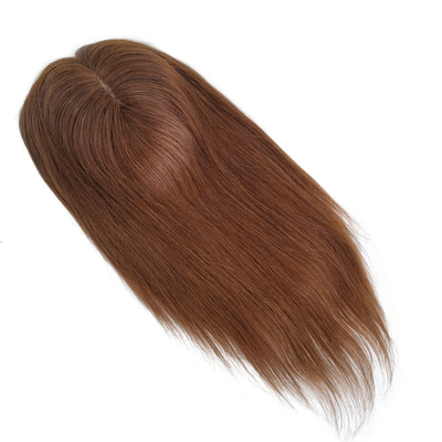 Alta Densidade Parcela Livre Europeia de Seda Base 1B Real Remy cabelo cru Toupee Peruca Peças Toppers para mulheres