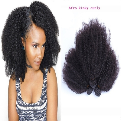 Fusões de cabelo de onda profunda para Afro Kinky Cabelo encaracolado SINGLE WEFT Tipo de extensão de cabelo