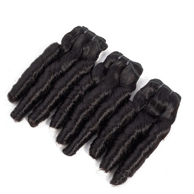 Fusões de cabelo de onda profunda para Afro Kinky Cabelo encaracolado SINGLE WEFT Tipo de extensão de cabelo