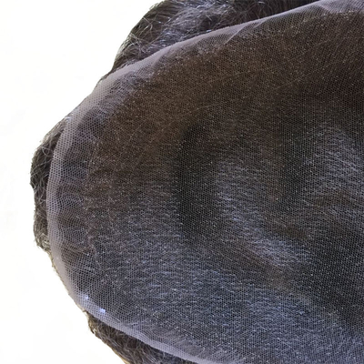 Toupee natural de cabelo humano masculino com base de renda completa e toppers de cabelo virgem europeus