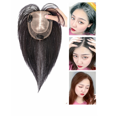 110% Base de seda de densidade Toupee com farpas Acessório de cabelo de noiva de casamento brasileiro