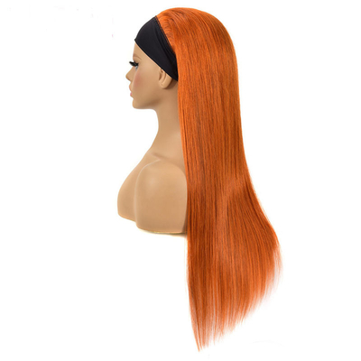 Ginger Color Headband Perucas para Mulheres Negras Fast Shipping Bone Hair Directo Humano