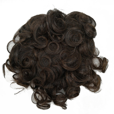 Cobertura completa e estilo encaracolado Remy Hair Toppers com cabelo humano natural brasileiro