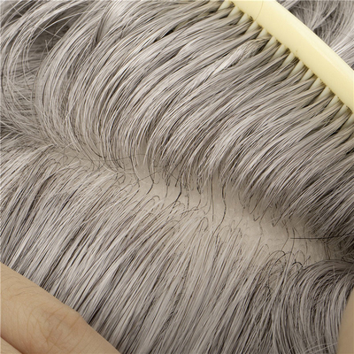 Design esquerdo Super Skin Skin Mirage Homem Cabelo Pubico Pedaços de cabelo para homens
