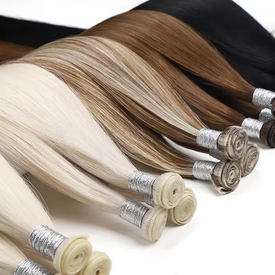 100% Remy Hair Virgem Genius Weft Raw Human Hair Bundle Vários estilos