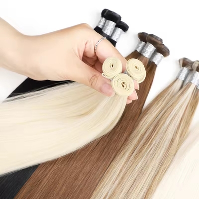 100% Remy Hair Virgem Genius Weft Raw Human Hair Bundle Vários estilos