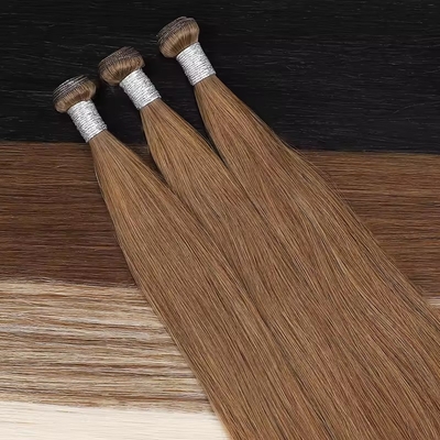 100% Remy Hair Virgem Genius Weft Raw Human Hair Bundle Vários estilos