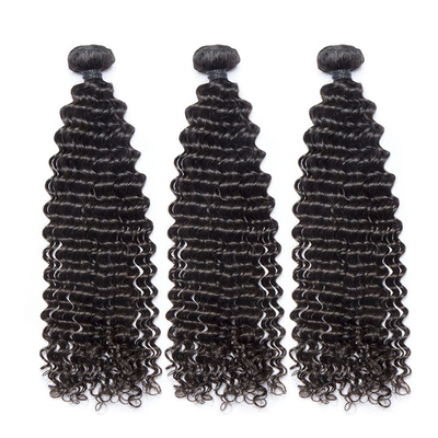 12-26 polegadas Grade A vendedores de cabelo brasileira cutícula alinhada Jerry feixes de cabelo encaracolado