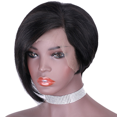Preço acessível Full Cuticle 13 * 4 renda Frontal Perucas curtas para Design de Moda Pronto para Envio