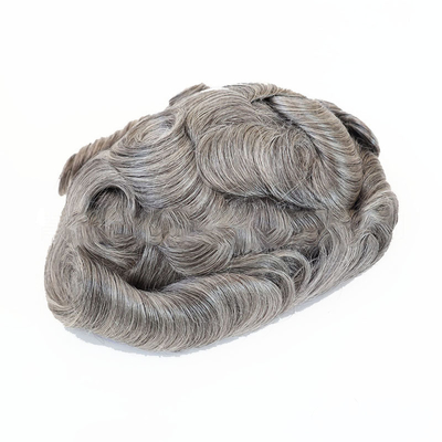Austrália Base 130% Densidade alta Peixes curtos masculinos Grão natural 6x8 Peixes de cabelo humano