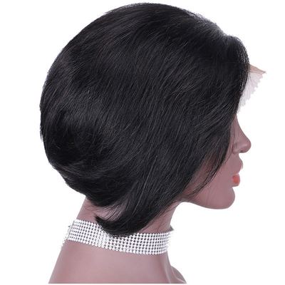 Preço acessível Full Cuticle 13 * 4 renda Frontal Perucas curtas para Design de Moda Pronto para Envio