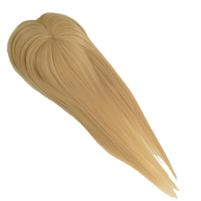 Sistema de substituição de toupe de cabelo longo mono duplo de 6 por 8 para casamentos