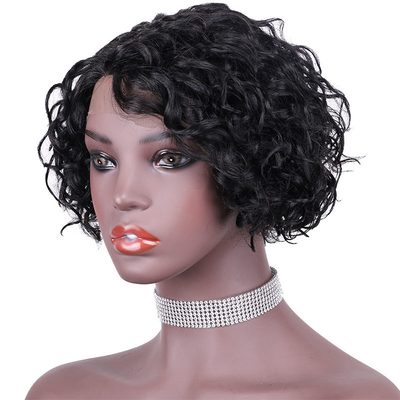 Cabelo humano brasileiro acessível T Parte Frontal Perucas de renda para pequeno/grande/médio tamanho