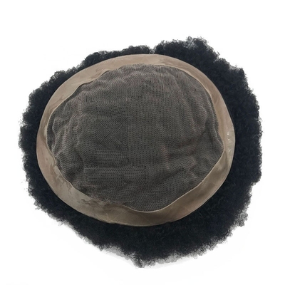 Remy Hair Base de renda suíça Dreadlock Toupee 60% Densidade de cabelo humano Topper para homens