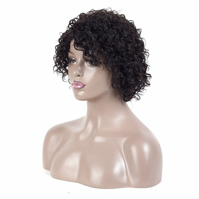 Corantes adequados para a pintura Todas as cores Cabelo humano Cabelo curto Perucas para mulheres prontas para o envio
