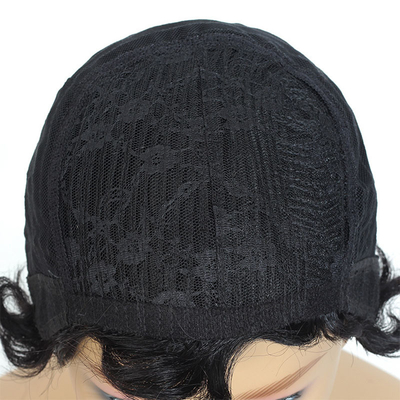 Corantes adequados para a pintura Todas as cores Cabelo humano Cabelo curto Perucas para mulheres prontas para o envio