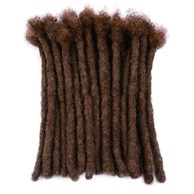 Extenso de cabelo humano Dreadlocks estilo com extremidades encaracoladas estilo de cabelo preto Dreadlocks