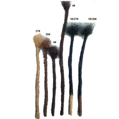 Extenso de cabelo humano Dreadlocks estilo com extremidades encaracoladas estilo de cabelo preto Dreadlocks