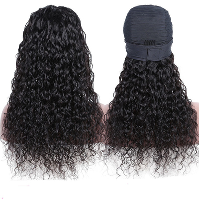 100% cabelo humano corpo brasileiro ondulado perucas encaracoladas com faixa de cabeça 2022 Design Amostra grátis