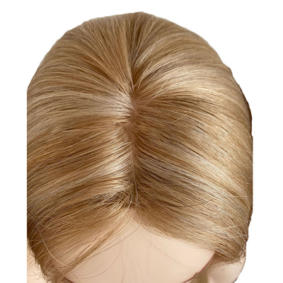 Topers de cabelo humano virgem real para mulheres cutícula alinhada peças de cabelo judeu europeu