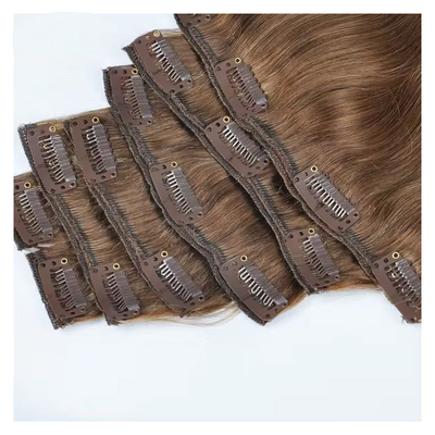 100% de cabelo humano perfeito, de cabelo natural, com extensões de cabelo.