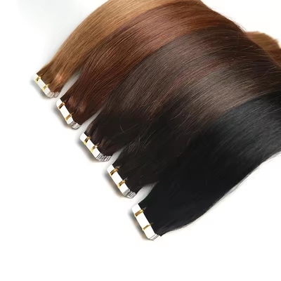 100% Remy Raw Human Hair Tape-In Hair Extension de com 60% maior proporção de cabelo