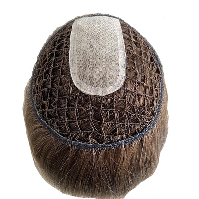 Pedaços Europeus para Mulheres Integração Cabelo Natural Preto/Castanhão/Castanhão Moca