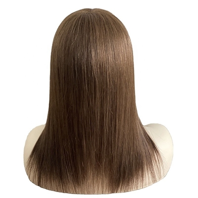Pedaços Europeus para Mulheres Integração Cabelo Natural Preto/Castanhão/Castanhão Moca
