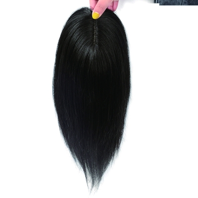 Cabelo Virgem 3x5 de seda base 130 Densidade Direita Cabelo humano topper para mulheres