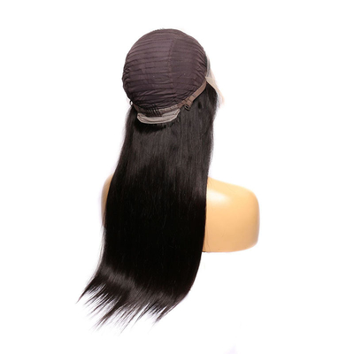 Full cuticle alinhado cabelo humano virgem crua renda peruca frontal com 180% densidade 250g-450g