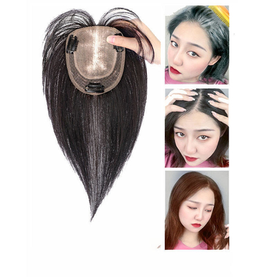 Remy Hair HD Cerradura de renda Toupee frontal Base de seda Toupee reta Toppers de cabelo Peças para mulheres Perucas de cabelo humano