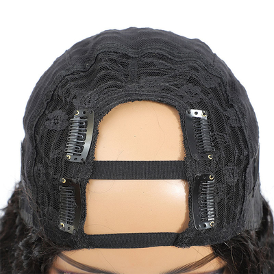Perucas peruanas Bob para mulheres negras Cor preta Remy Natural Ossos Direitos U Parte Peruca Longa