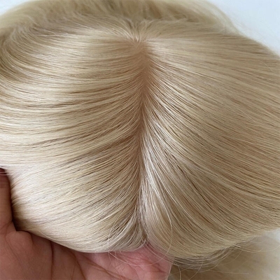 130% Densidade Velocidade do cabelo virgem base de seda cabelo humano encaixe fechamento toupee para mulheres retas