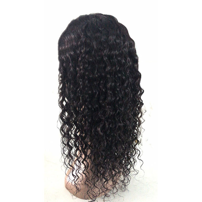 Raw Indian Water Wave Curly U Part Peruca com Serviço OEM ODM e 100% Top Cabelo Humano