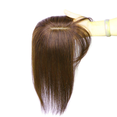 90% Densidade Clip de Toupee Direito Em Cabelo Humano Natural Perucas Para Mulheres