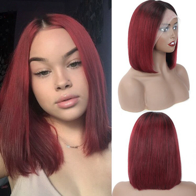 12a Duplo Desenhado Curto Bob Cabelo Humano Peruca Cabelo Virgem Sim Vantagem Suave Brilhante Sem Derramamento Sem Emaranhado