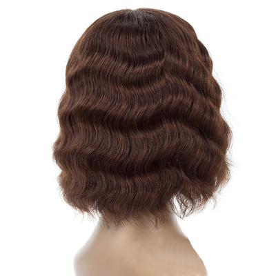 250g-450g Peruca de cabelo humano brasileiro em massa Virgem Remy Máquina feita curta Bob Perucas com farpas Fornecedores