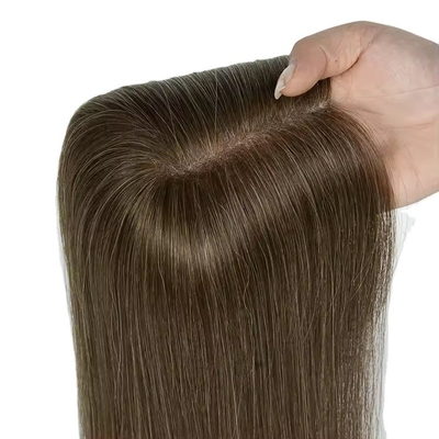 Pelo Europeu 14 polegadas Outlet Mono Topper para mulheres