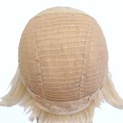 Perucas da frente de renda 613 cor loira peruana bob curto cabelo humano perucas para mulheres negras