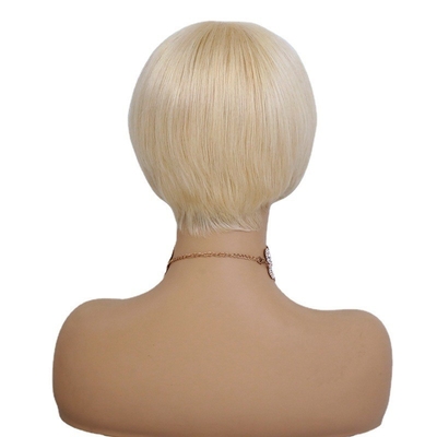 Perucas da frente de renda 613 cor loira peruana bob curto cabelo humano perucas para mulheres negras