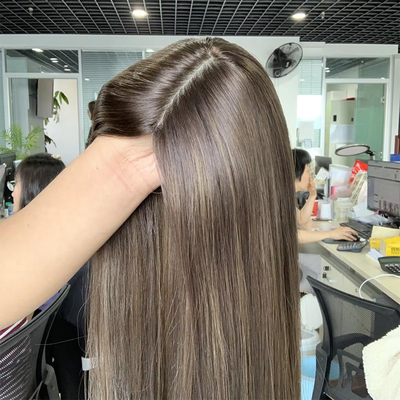 8-22 polegadas comprimento de cabelo humano topper com 120% Toupee Densidade OEM seda