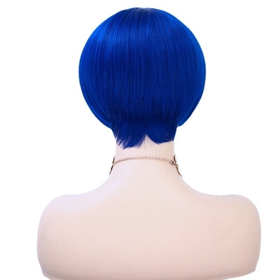 Material base de renda suíça Remy Hair Virgin Silky Short Bob Cut Perucas Para Mulheres com 1