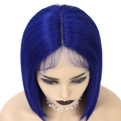 Peruca 14 polegadas 100% cabelo humano virgem 360 renda frontal transparente renda para mulheres negras