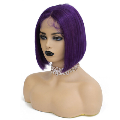Peruca 14 polegadas 100% cabelo humano virgem 360 renda frontal transparente renda para mulheres negras