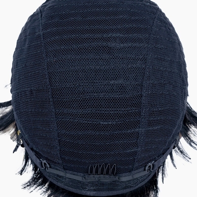 Maquina feita pelo cabelo humano Peruca T1B 613 Cor loira Perucas curtas e retas para mulheres negras