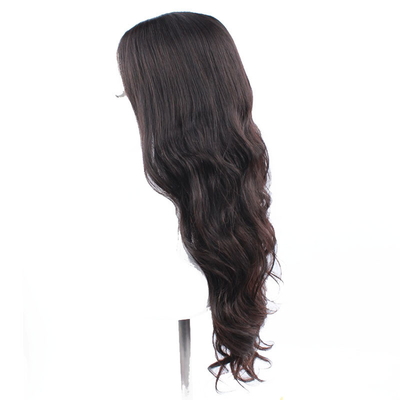 13*6 renda frontal cabelo remy brasileiro pré-plucado completo feito à mão wig ondulado sedoso e encaracolado