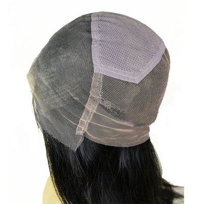 Seda natural não processada Direita Full Hand Tied HD Full Swiss Lace Peruca comprimento 10-24 polegadas